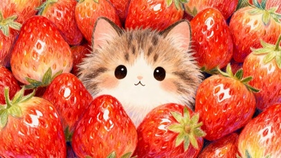 草莓猫咪
