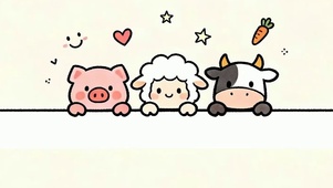 萌宠带鱼屏