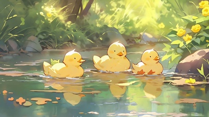 小溪小鸭
