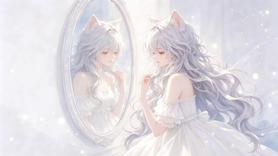 镜中少女