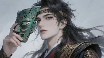 面具下的古风男