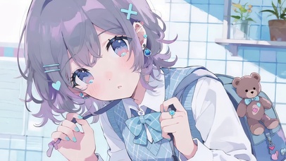 情侣壁纸-可爱女孩