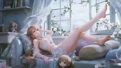 白富美美