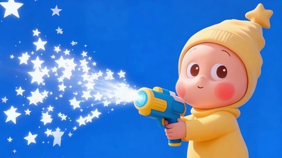 星星人星芒手电筒