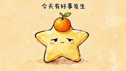 今天有好事发生