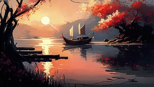 唯美风景ai