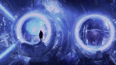 星际穿越科幻星空星云