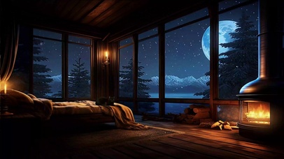 冬季温暖小屋