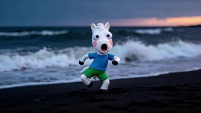 海边跳舞的小马