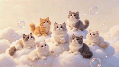 云朵岛的小猫猫