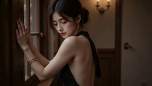 黑礼服的背