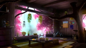 春天小木屋