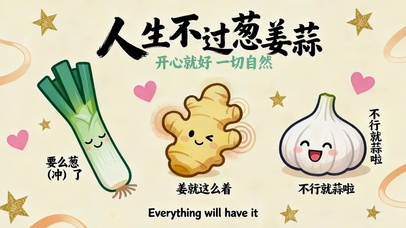 人生不过葱姜蒜