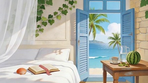 浪漫海边美景