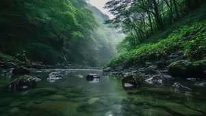 雨滴落的声音