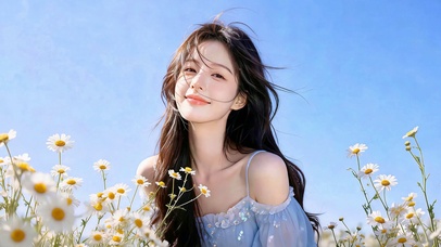 微笑甜美系女孩