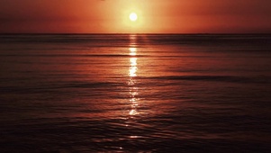 大海的夕阳