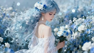 花镜美少女
