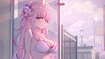 海边车站-画师:爱画画的深夏