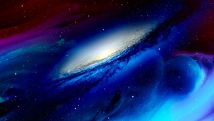 蓝色宇宙星云