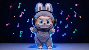 labubu跳动音符