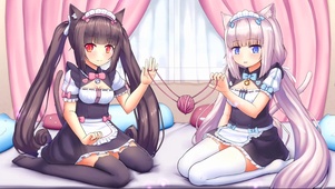 可爱猫女仆姐妹