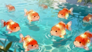 湖面小鱼
