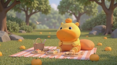 跟着噜噜去野餐