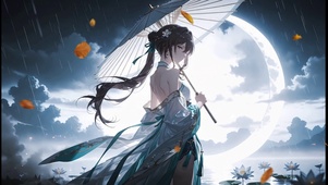 二次元古风美女