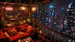 繁华的城市夜景