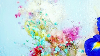 4K唯美治愈雨滴屏