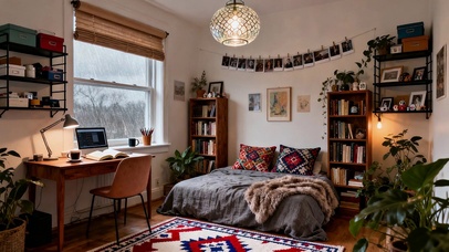 【雨景】波西米亚风情卧室