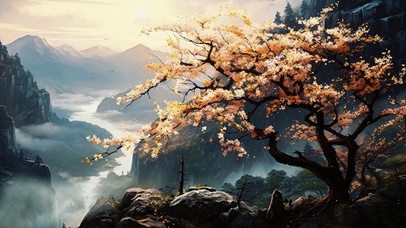 唯美壁纸ai风景
