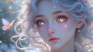 唯美眼睛里有星星