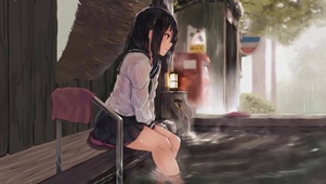 温泉少女