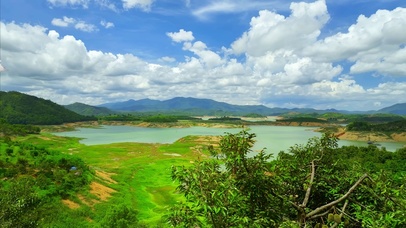 绿色护眼外拍乡村风景