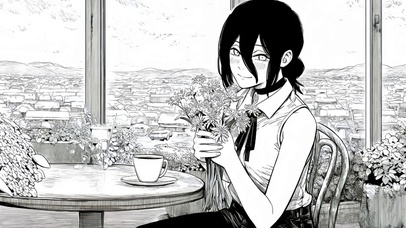 黑白漫画