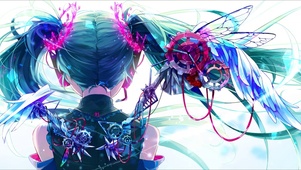 初音未来 唯美背影