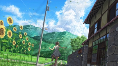 急冲冲回家的女孩