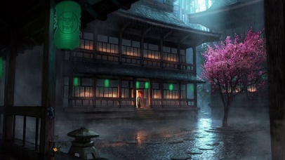 4K古寺雨