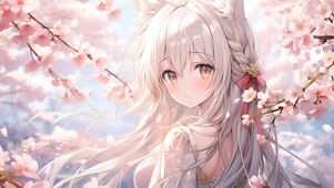 粉色少女
