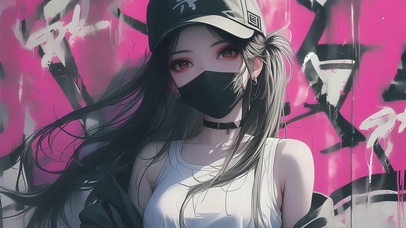 治愈可爱女孩