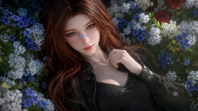 花丛红发美少女-疾风