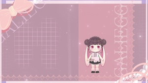 法式珍珠兔兔少女