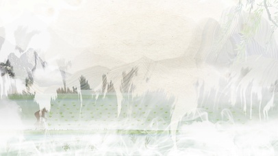 谷雨农耕丰收勤劳朴素古风水墨画