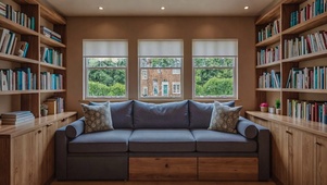 【雨景】书房的沙发