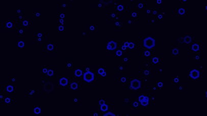 闪烁六边形-蓝色(双端)