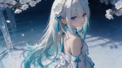 治愈可爱女孩