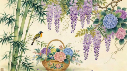 唯美的紫藤花