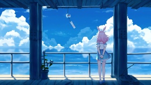 蓝的天